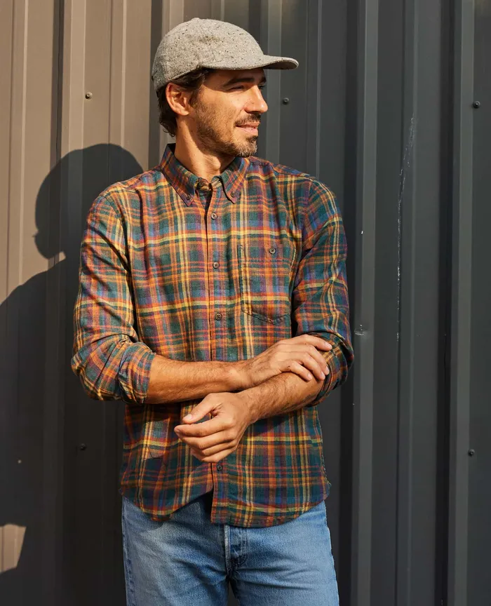 Men8217s Shirts ToadandCo Airsmyth Long Sleeve Shirt Jasper