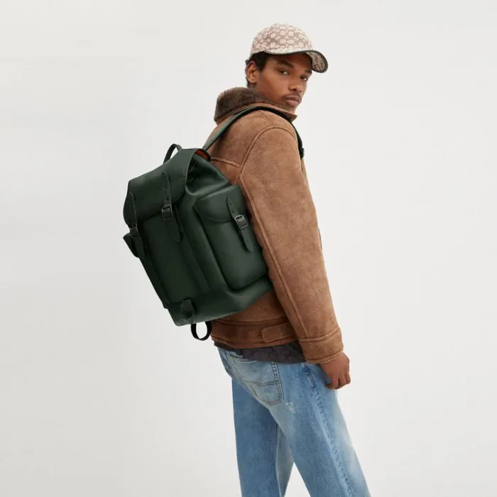 Men Backpacks Coach Hitch Backpack Amazon Green