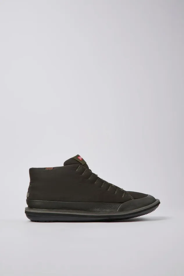 Men Beetle PrimaLoft Green Textile And Nubuck Ankle Boots Camper Ankle Boots Men Beetle PrimaLoft Green Textile And Nubuck Ankle Boots Camper Ankle Boots