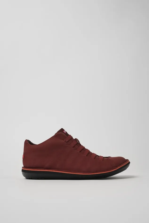 Men Beetle Red Nubuck Sneakers Camper Ankle Boots