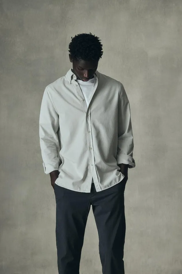 Men Beige Antejo Shirt Ecoalf Shirts