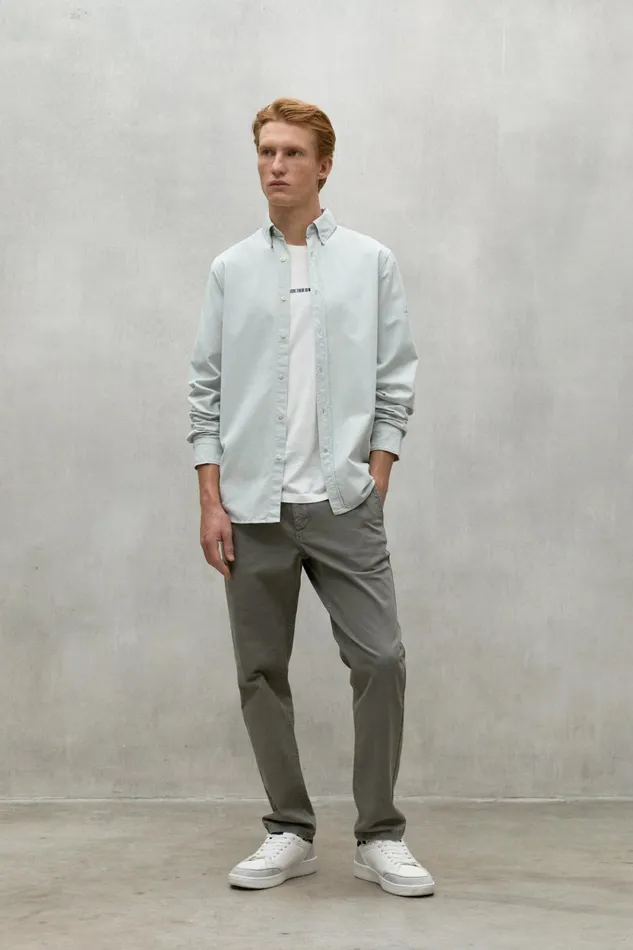 Men Beige Antejo Shirt Ecoalf Shirts