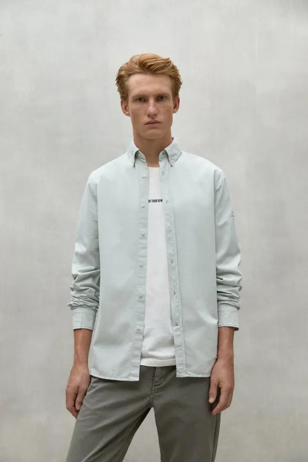 Men Beige Antejo Shirt Ecoalf Shirts