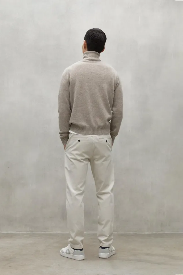 Men Beige Brun Sweater Ecoalf Knitwear