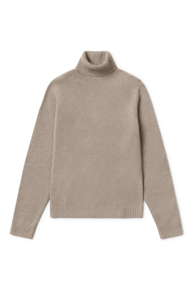 Men Beige Brun Sweater Ecoalf Knitwear
