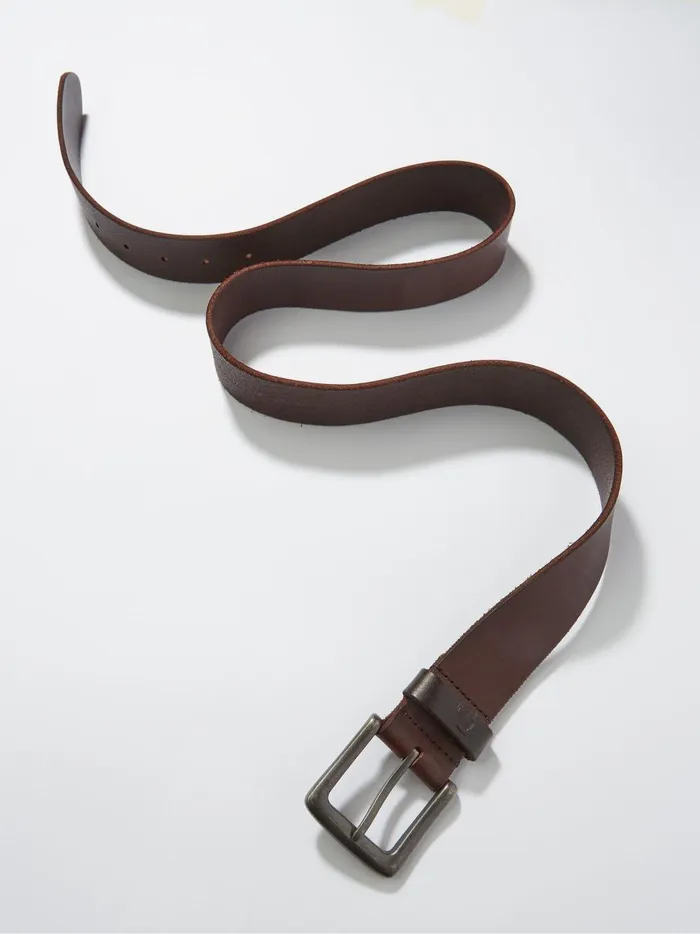 Men Belts Fat Face Tan Brown Italian Leather Belt