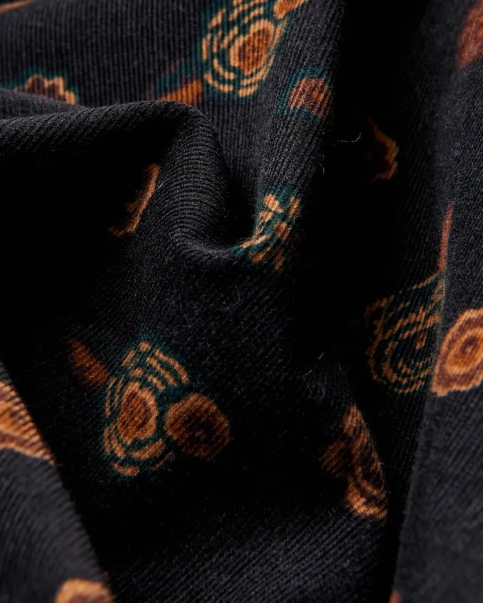 Men Ben Sherman Archive Print Shirts Retro Floral Print Corduroy Shirt