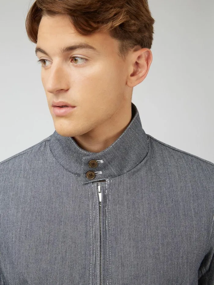 Men Ben Sherman Harrington Jackets Signature Lightweight Harrington Jacket