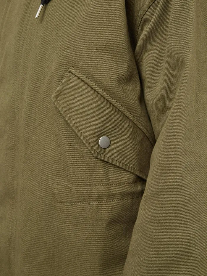 Men Ben Sherman Jackets and Outerwear FishtailHem Adjustable Parka Men Ben Sherman Jackets and Outerwear FishtailHem Adjustable Parka