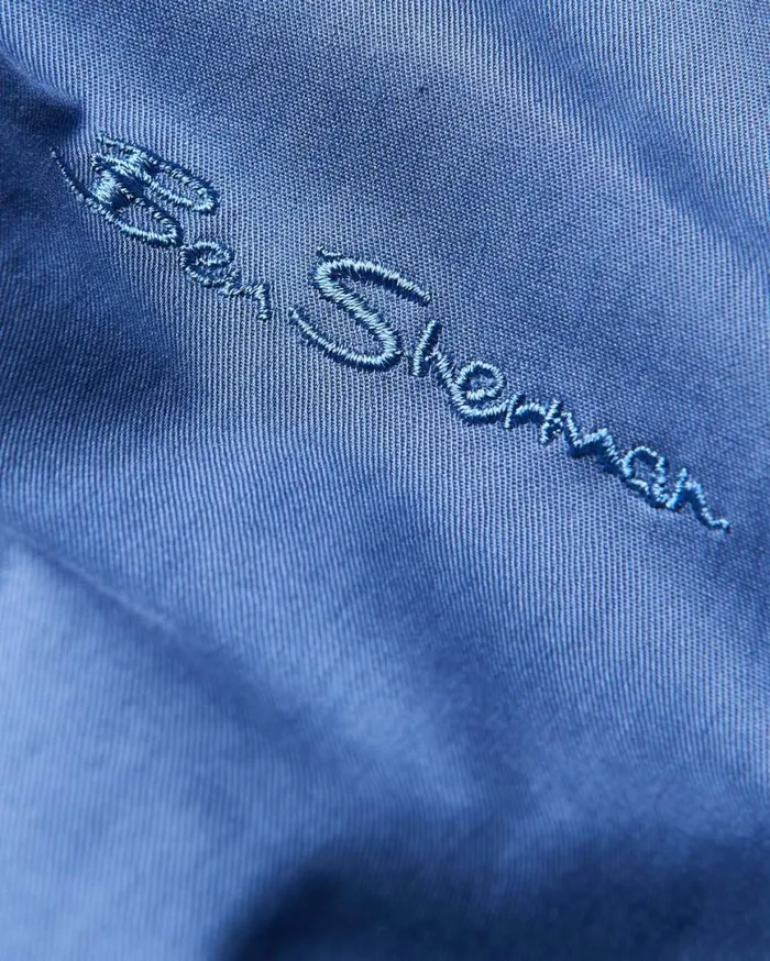 Men Ben Sherman Jackets and Outerwear Signature Harrington Jacket 8211 Riviera Blue Men Ben Sherman Jackets and Outerwear Signature Harrington Jacket 8211 Riviera Blue