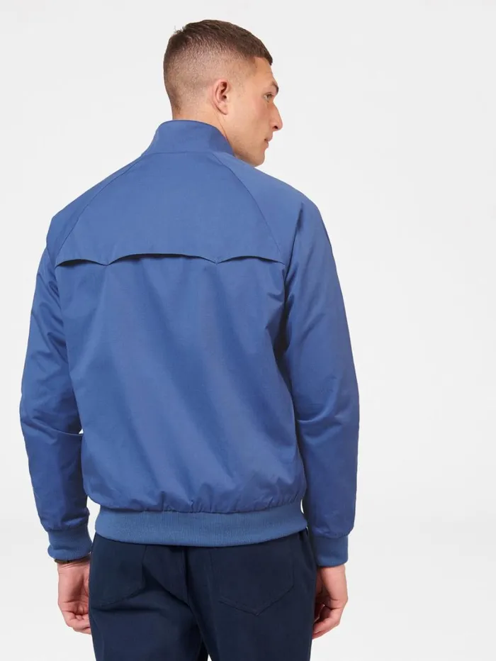 Men Ben Sherman Jackets and Outerwear Signature Harrington Jacket 8211 Riviera Blue Men Ben Sherman Jackets and Outerwear Signature Harrington Jacket 8211 Riviera Blue