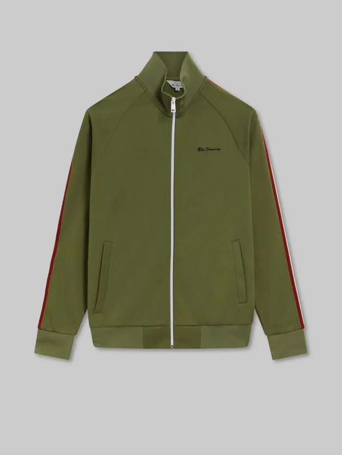 Men Ben Sherman Jackets and Outerwear Signature ZipThrough Track Jacket 8211 Loden Men Ben Sherman Jackets and Outerwear Signature ZipThrough Track Jacket 8211 Loden