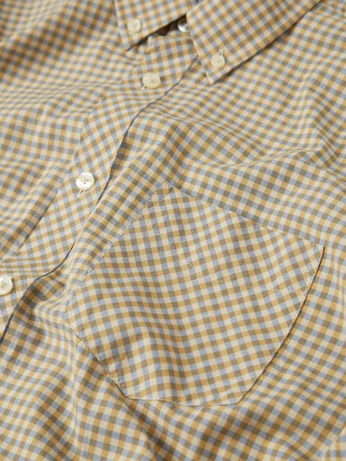 Men Ben Sherman Long Sleeve Shirts Signature Gingham LongSleeve Shirt 8211 Stone Men Ben Sherman Long Sleeve Shirts Signature Gingham LongSleeve Shirt 8211 Stone