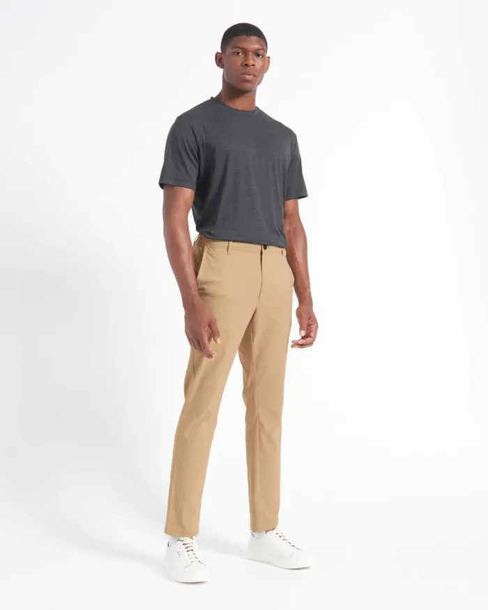 Men Ben Sherman Pants and Chinos 247 Motion Stretch Slim Chino 8211 Sand