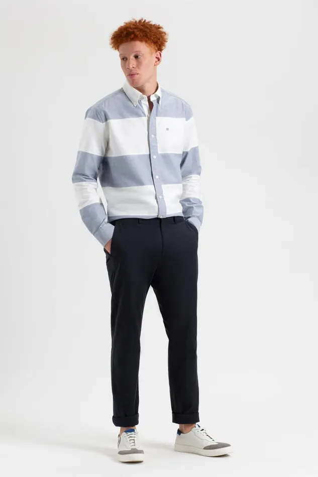 Men Ben Sherman Pants and Chinos Everyday Slim Fit Chino Pant 8211 Black