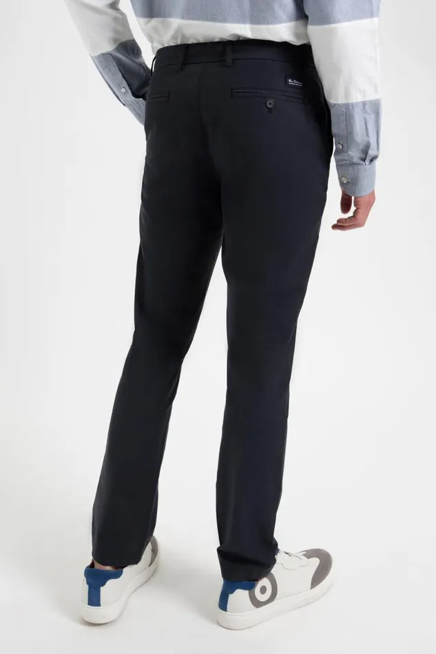 Men Ben Sherman Pants and Chinos Everyday Slim Fit Chino Pant 8211 Black