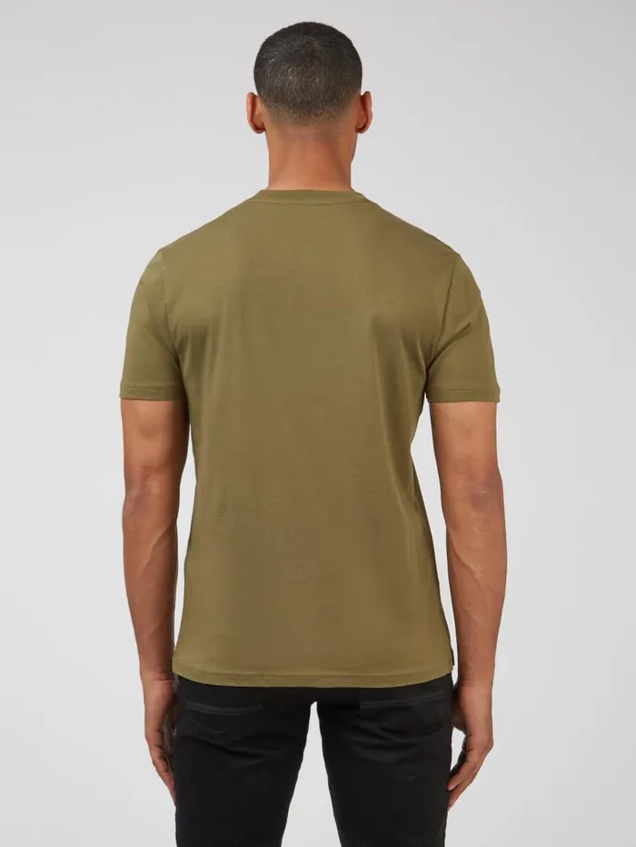 Men Ben Sherman TShirts and Graphic Tees Organic Jersey Culture Graphic Tee 8211 Camouflage