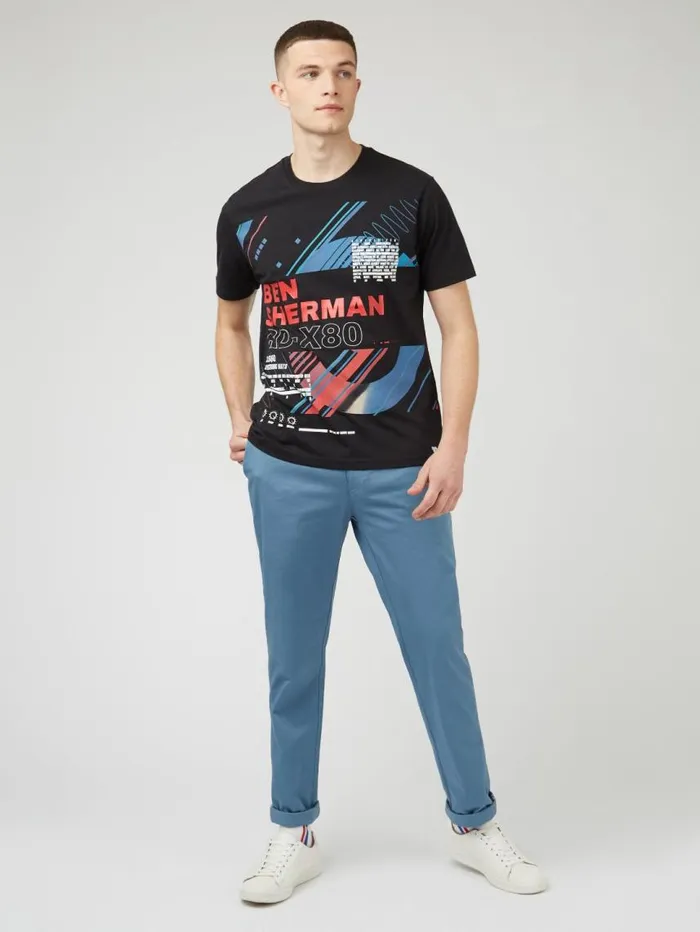 Men Ben Sherman TShirts and Graphic Tees Signature 1980s Graphic Tee Men Ben Sherman TShirts and Graphic Tees Signature 1980s Graphic Tee
