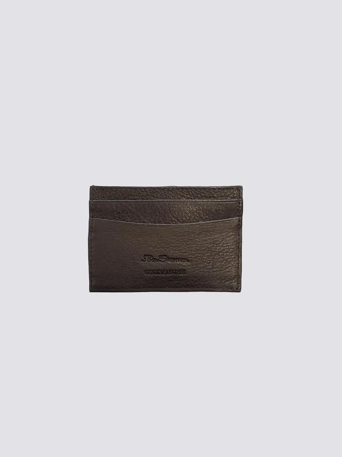 Men Ben Sherman Wallets and Card Holders Koki Leather Card Holder Wallet 8211 Brown Men Ben Sherman Wallets and Card Holders Koki Leather Card Holder Wallet 8211 Brown