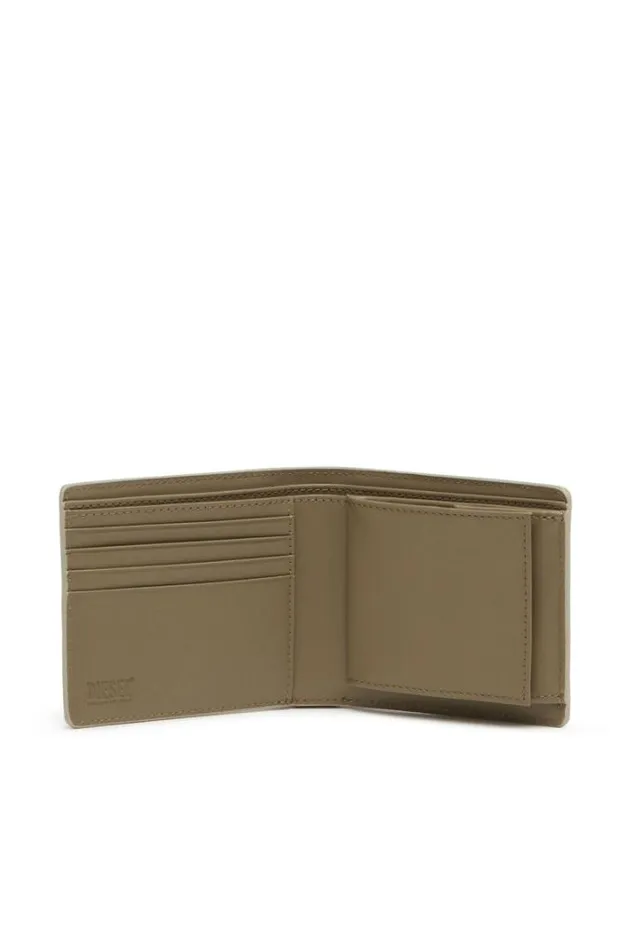 Men BiFold Coin S 3d Light Brown Diesel Wallets Men BiFold Coin S 3d Light Brown Diesel Wallets