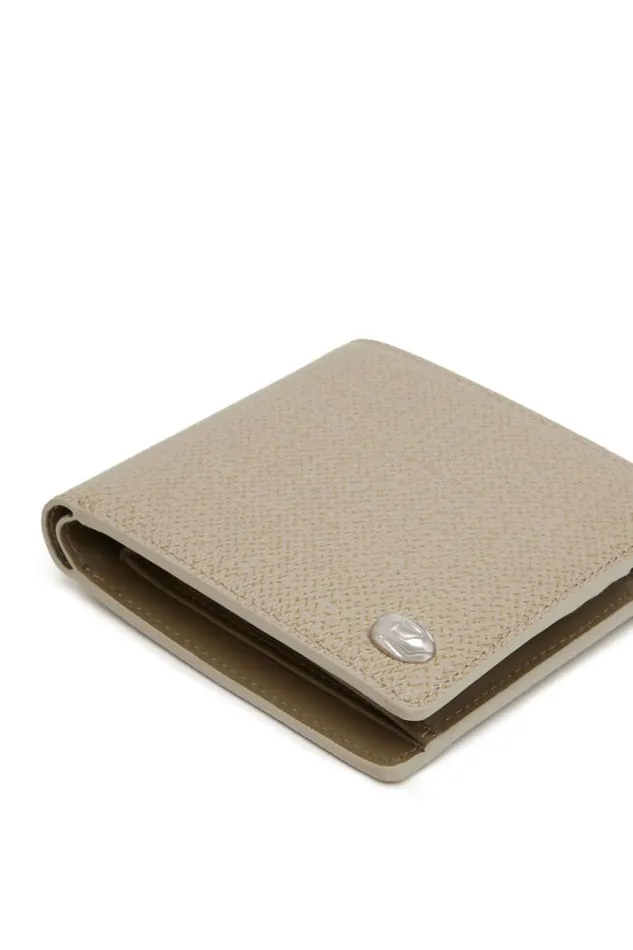 Men BiFold Coin S 3d Light Brown Diesel Wallets Men BiFold Coin S 3d Light Brown Diesel Wallets