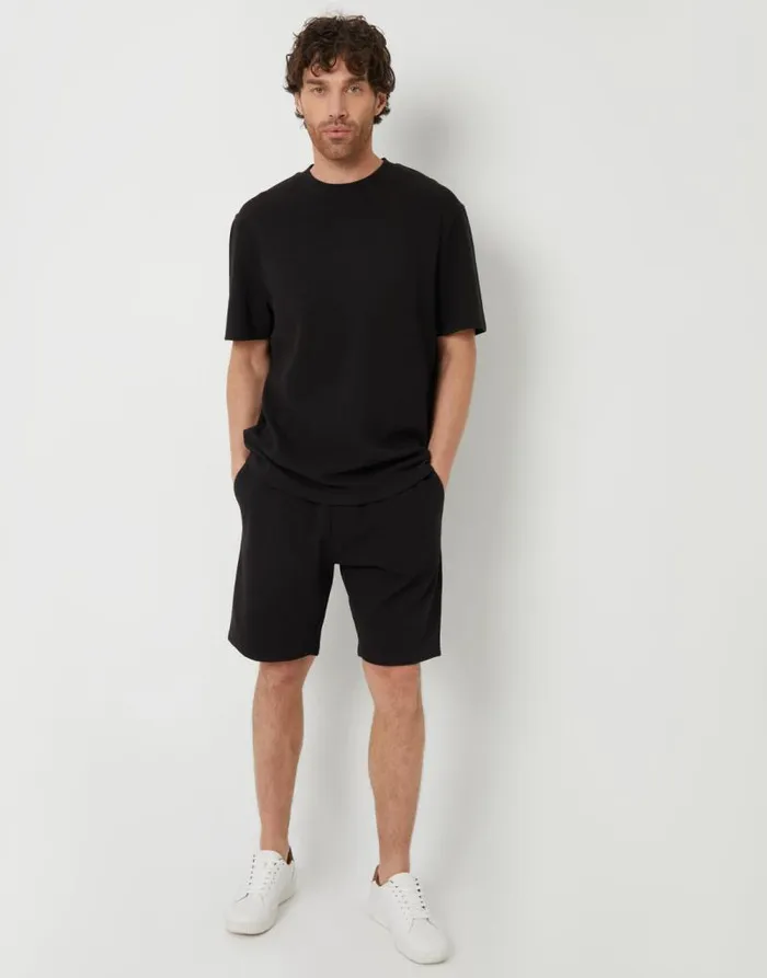 Men Black Textured Relaxed Fit TShirt Threadbare TShirts Men Black Textured Relaxed Fit TShirt Threadbare TShirts
