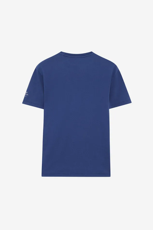 Men Blue Aixa TShirt Ecoalf TShirts