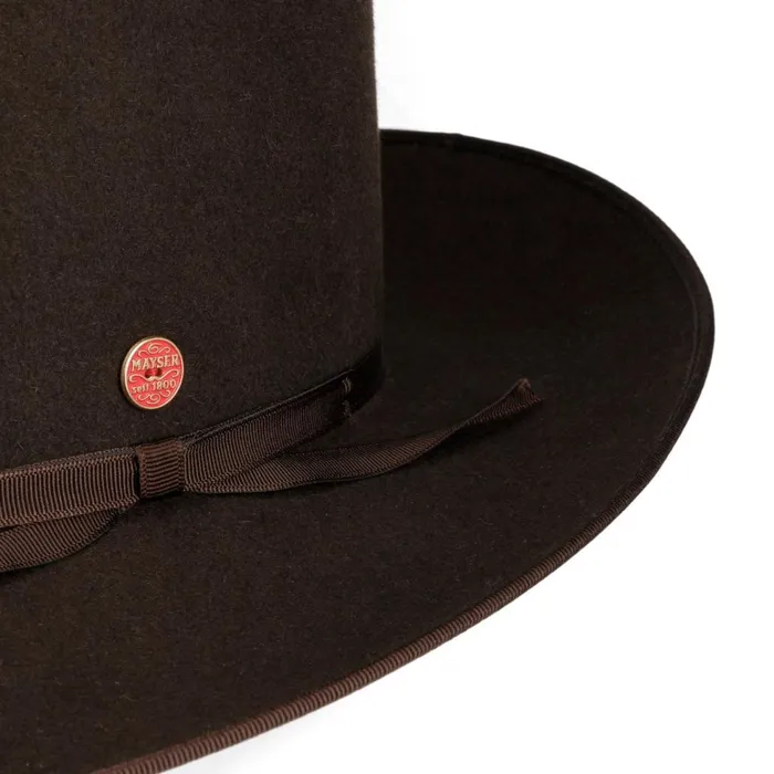 Men Bogart Hats Mayser Udo Musiker Hair Felt Hat Dark Brown Men Bogart Hats Mayser Udo Musiker Hair Felt Hat Dark Brown