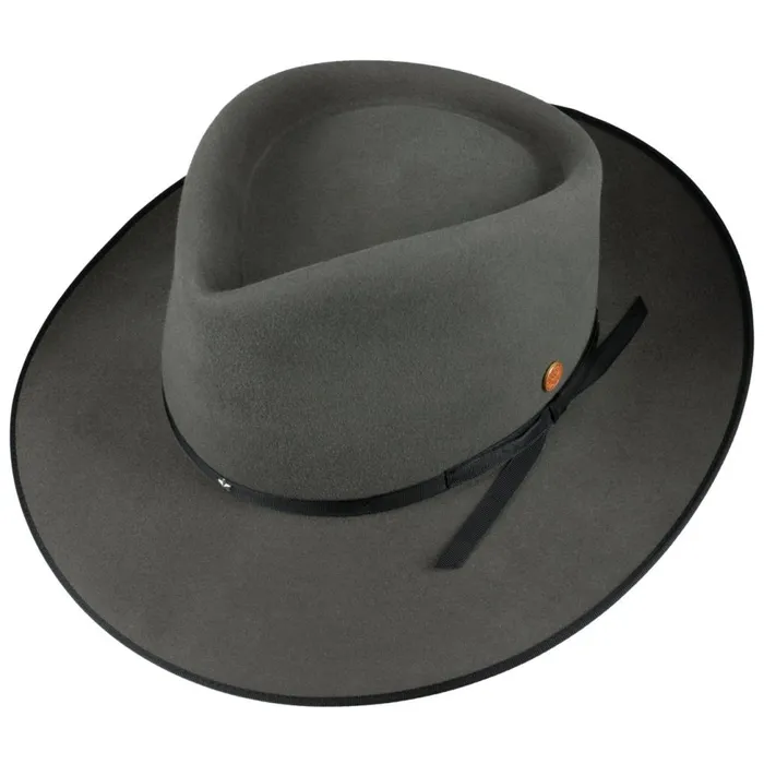Men Bogart Hats Mayser Udo Musiker Hair Felt Hat Dark Brown Men Bogart Hats Mayser Udo Musiker Hair Felt Hat Dark Brown