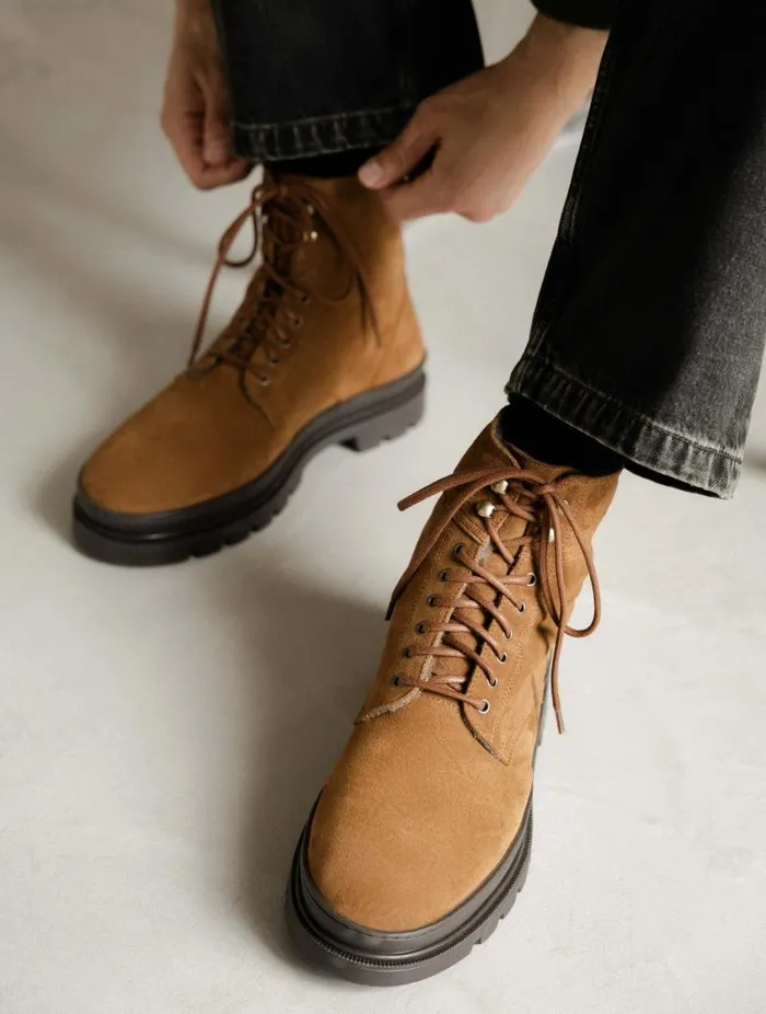 Men Boots Bobbies Walber Camel