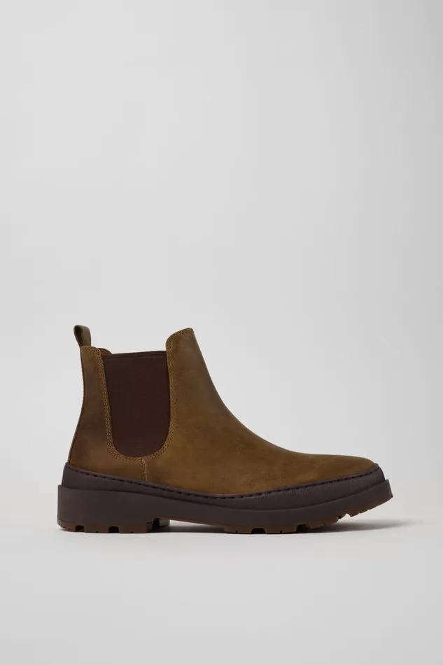 Men Brutus Trek MICHELIN Brown Nubuck Ankle Boots Camper Ankle Boots Men Brutus Trek MICHELIN Brown Nubuck Ankle Boots Camper Ankle Boots