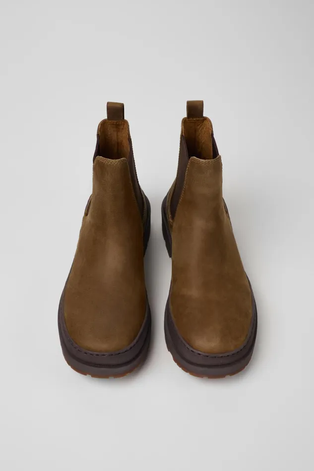 Men Brutus Trek MICHELIN Brown Nubuck Ankle Boots Camper Ankle Boots Men Brutus Trek MICHELIN Brown Nubuck Ankle Boots Camper Ankle Boots
