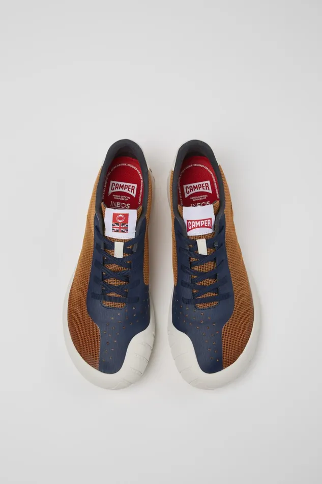 Men Camper X INEOS Britannia Multicolored Textile Sneakers Camper Sneakers Men Camper X INEOS Britannia Multicolored Textile Sneakers Camper Sneakers