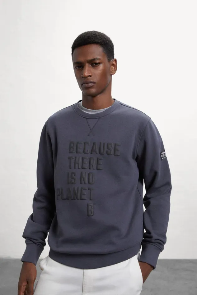 Men Caviar Aix Sweatshirt Ecoalf Sweatshirts