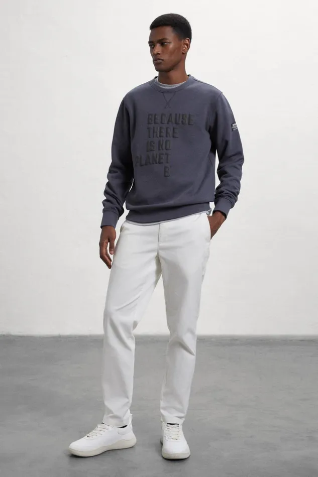 Men Caviar Aix Sweatshirt Ecoalf Sweatshirts
