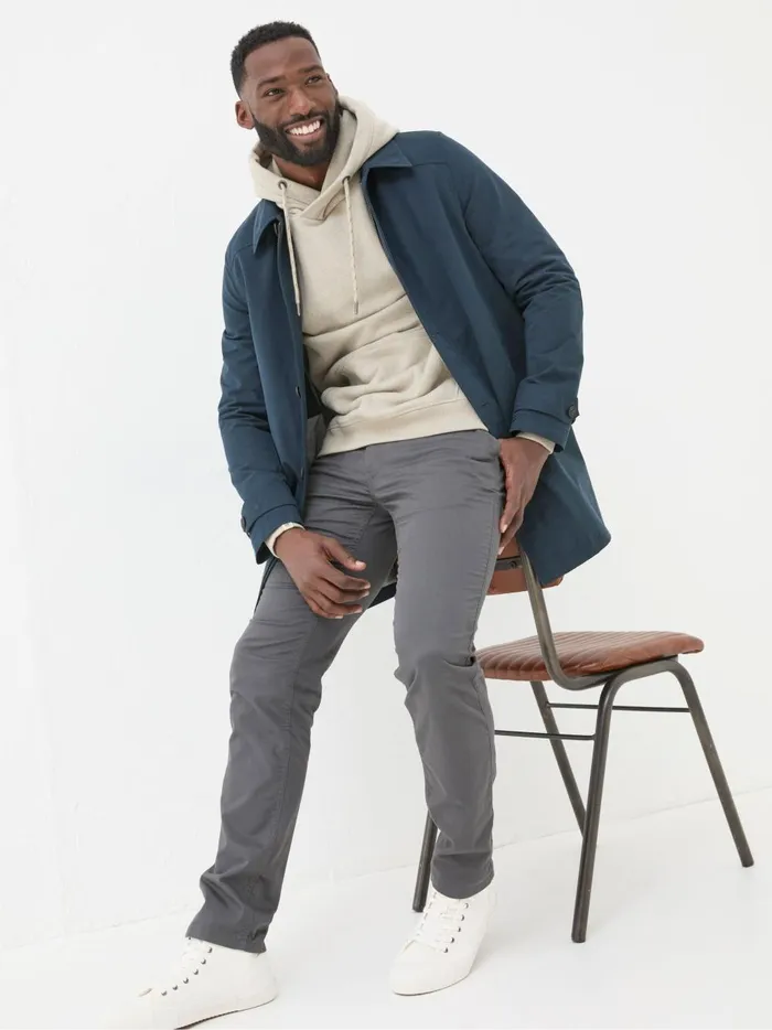 Men Coats and Jackets Fat Face Boston Navy Jacket