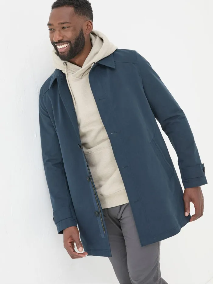 Men Coats and Jackets Fat Face Boston Navy Jacket
