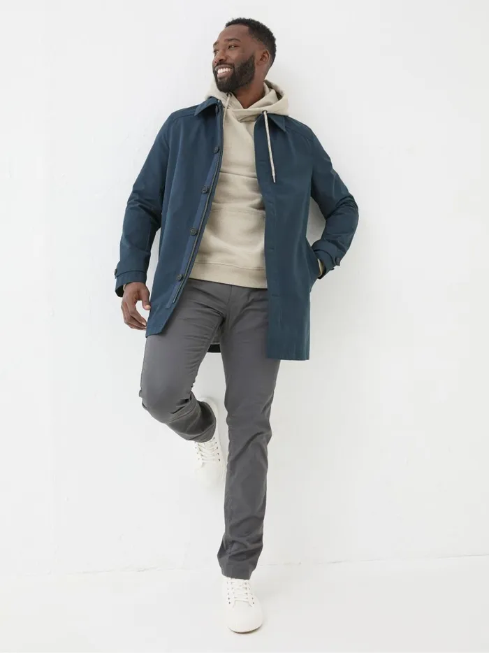 Men Coats and Jackets Fat Face Boston Navy Jacket