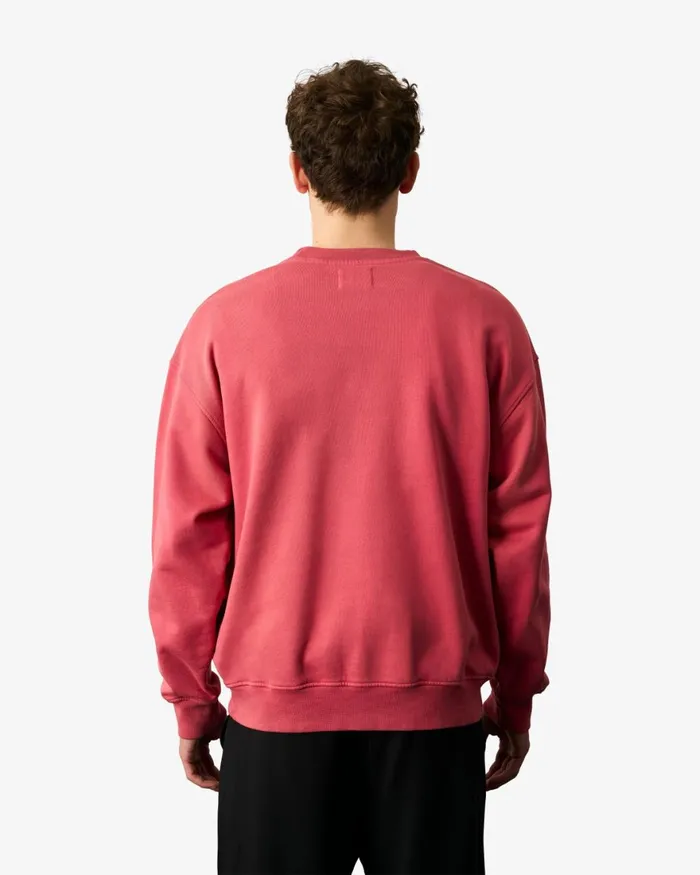 Men Crewneck Sweatshirts Colorful Standard Organic Oversized Crew Burned Yellow
