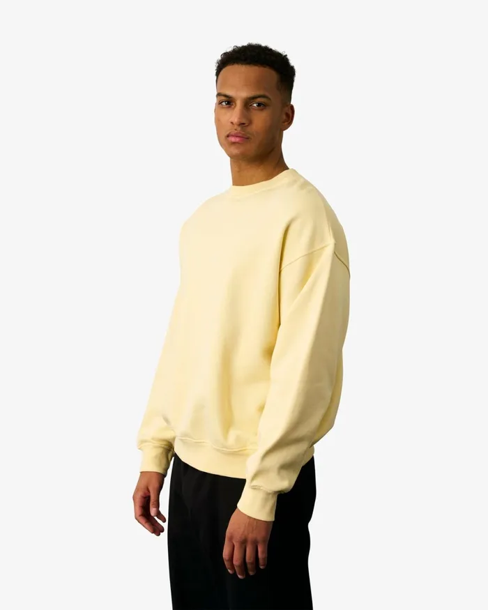 Men Crewneck Sweatshirts Colorful Standard Organic Oversized Crew Magenta Blaze