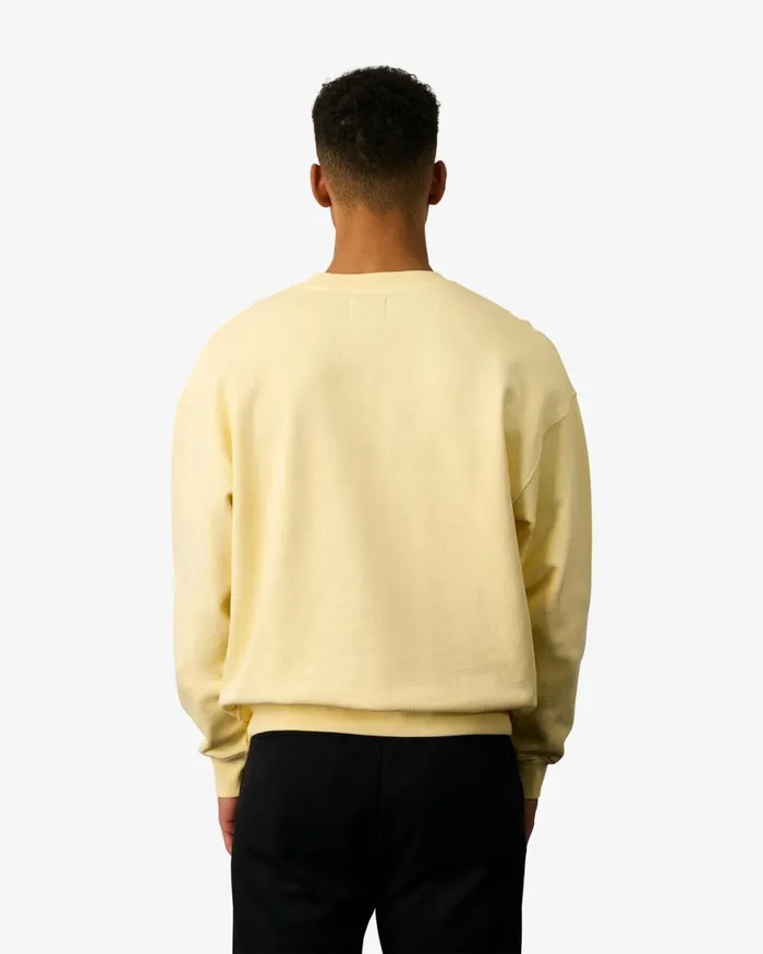 Men Crewneck Sweatshirts Colorful Standard Organic Oversized Crew Magenta Blaze