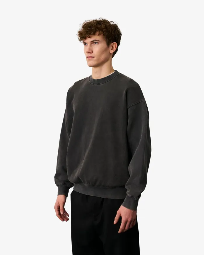 Men Crewneck Sweatshirts Colorful Standard Organic Oversized Crew Spring Green