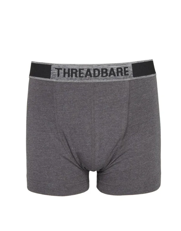 Men Dark Mix Hipster Boxer Shorts 5 Pack Threadbare Underwear
