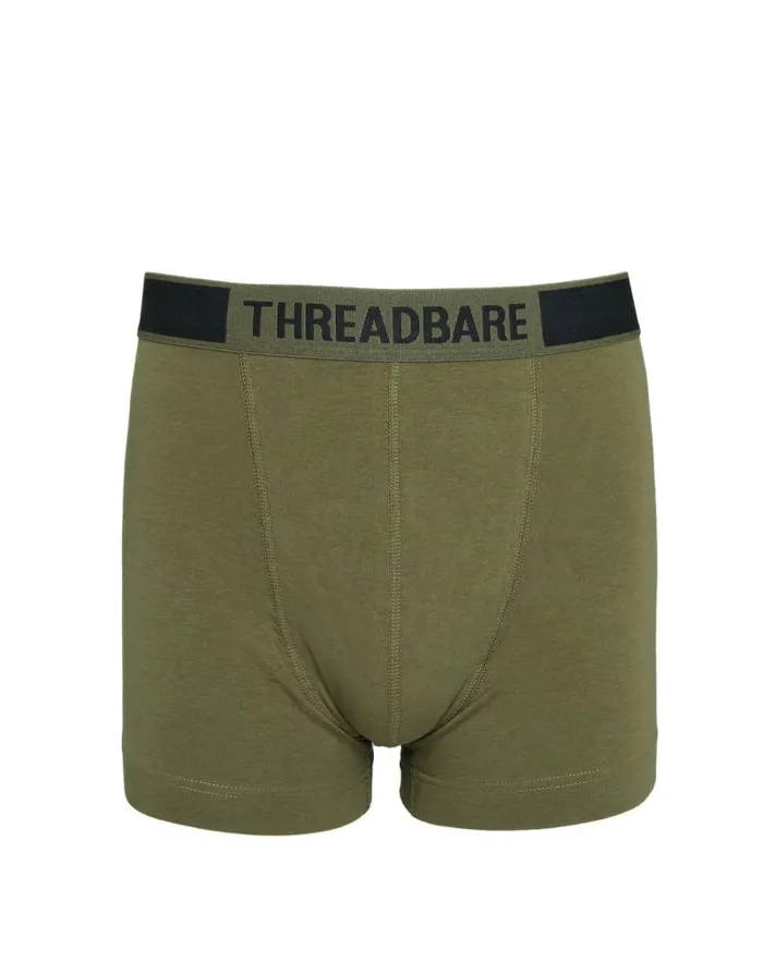 Men Dark Mix Hipster Boxer Shorts 5 Pack Threadbare Underwear