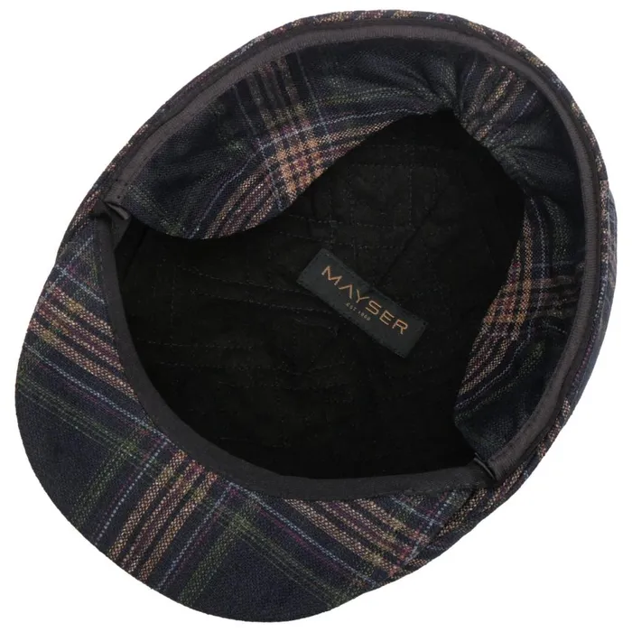 Men Flat Caps Mayser Simon Plus Flat Cap With Ear Flaps Dark Blue Men Flat Caps Mayser Simon Plus Flat Cap With Ear Flaps Dark Blue