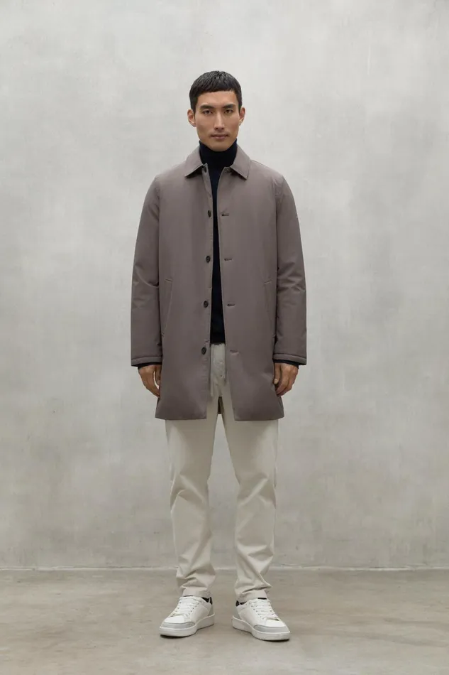 Men Green Hampshire Coat Ecoalf Coats And Jackets