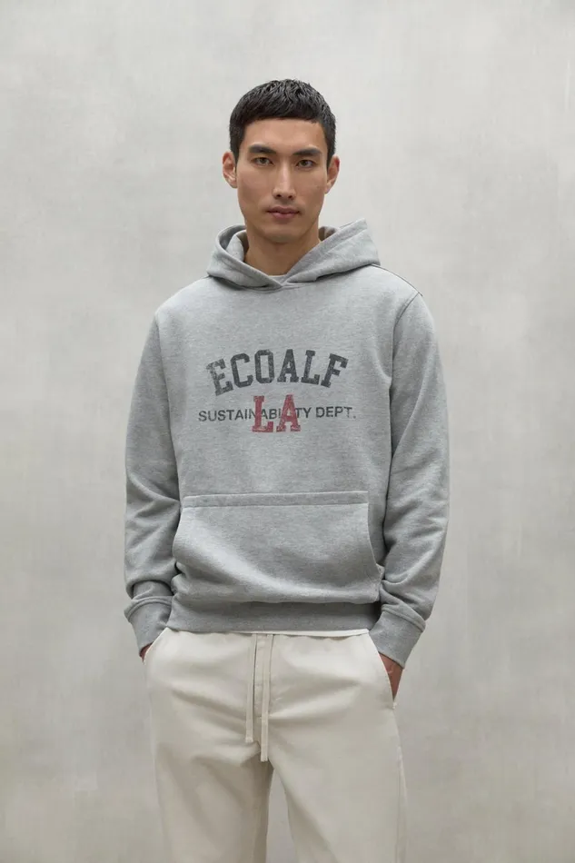 Men Grey Venice Sweatshirt Ecoalf Sweatshirts