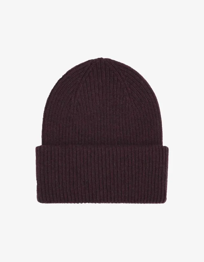 Men Hats Colorful Standard Merino Wool Hat Oxblood Red