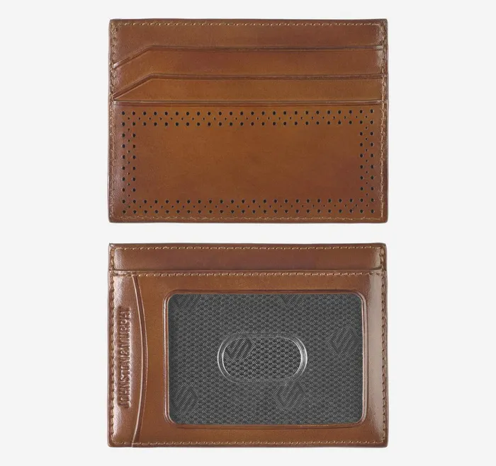 Men Hudson Perforated Weekender Case Brown Burnished JohnstonandMurphy Wallets Men Hudson Perforated Weekender Case Brown Burnished JohnstonandMurphy Wallets