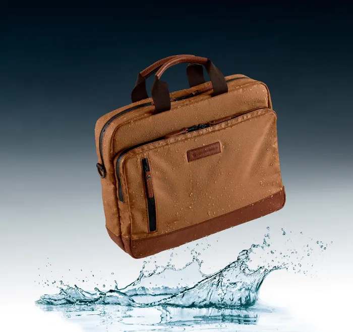 Men Hudson Waterproof Briefcase Cognac JohnstonandMurphy Backpacks and Briefcases Men Hudson Waterproof Briefcase Cognac JohnstonandMurphy Backpacks and Briefcases